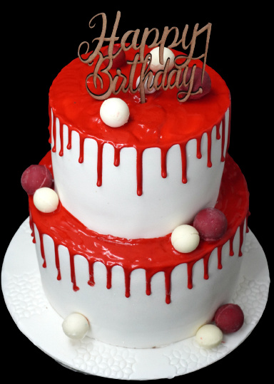 Red White Black Wedding Cake - Amazing Cake Ideas