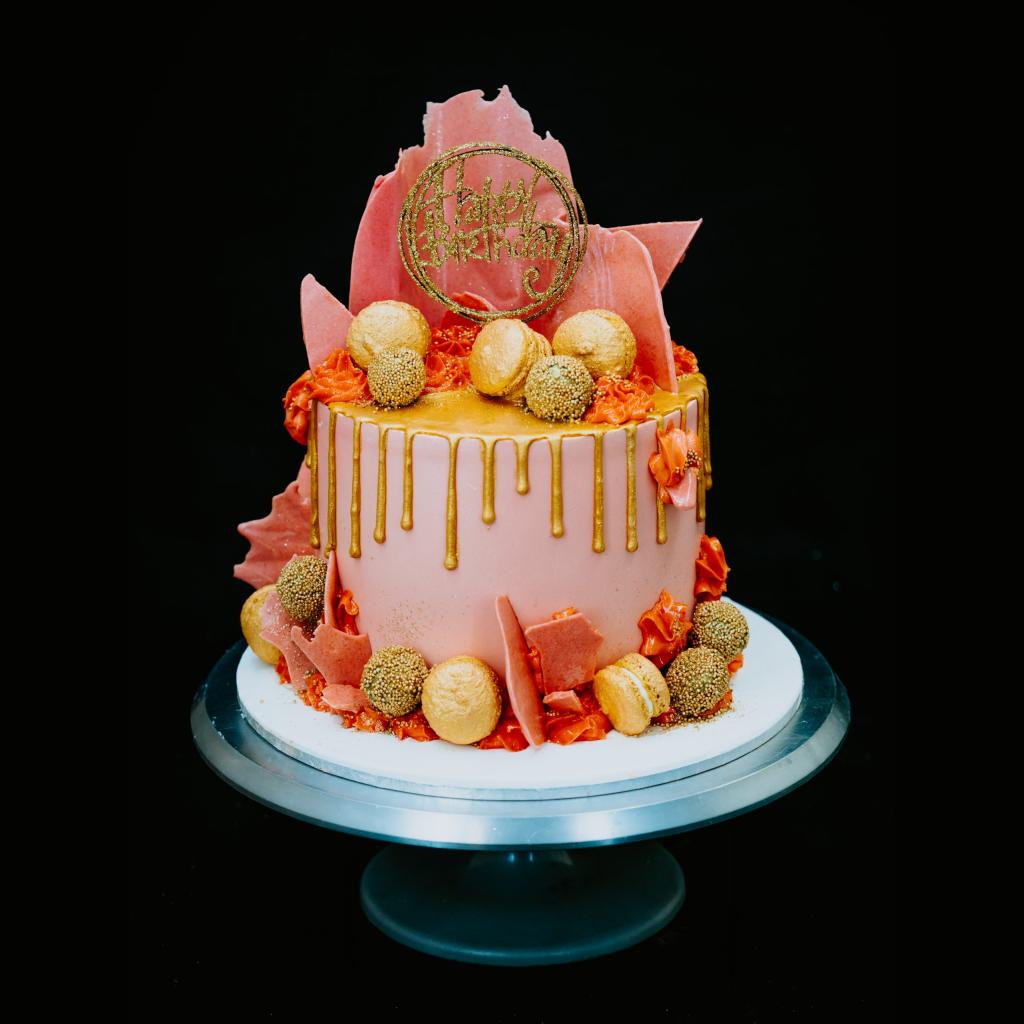 sweetheart-stripes-wedding-cake-design-in-an-ombre-pink-to-peach-colour-scheme-by-lindy-smith  - Love Our Wedding