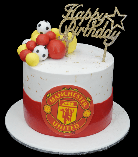 Manchester United Jersey Custom Cake - CS0156 – Circo's Pastry Shop