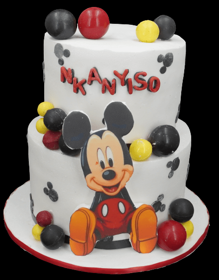 Mickey Mouse 1st Birthday Cake - Special Customized Cake in Lahore