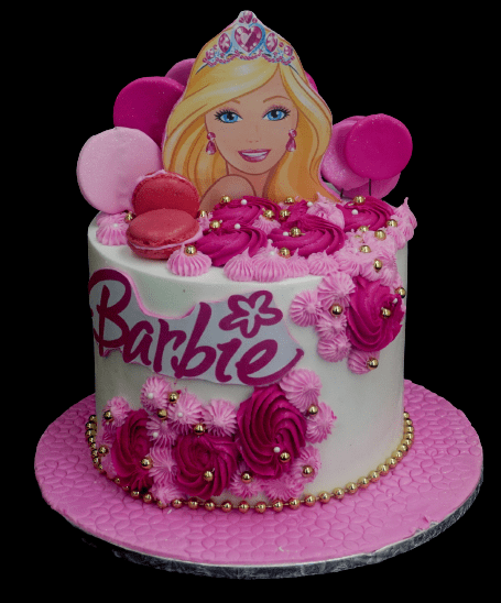 Order Floral Barbie Cake Online, Price Rs.999 | FlowerAura