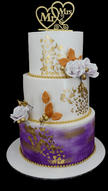 Congratulations Robin & Nate… I adore when couples want purple!! 💜💜  #purplelover #wedding #weddingcake #freshflowers #cake #customcake… |  Instagram