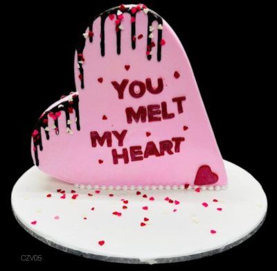 Pink Heart Cake